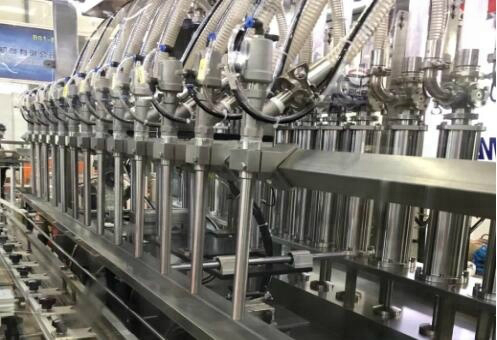 automatic bottle filling machine nozzles