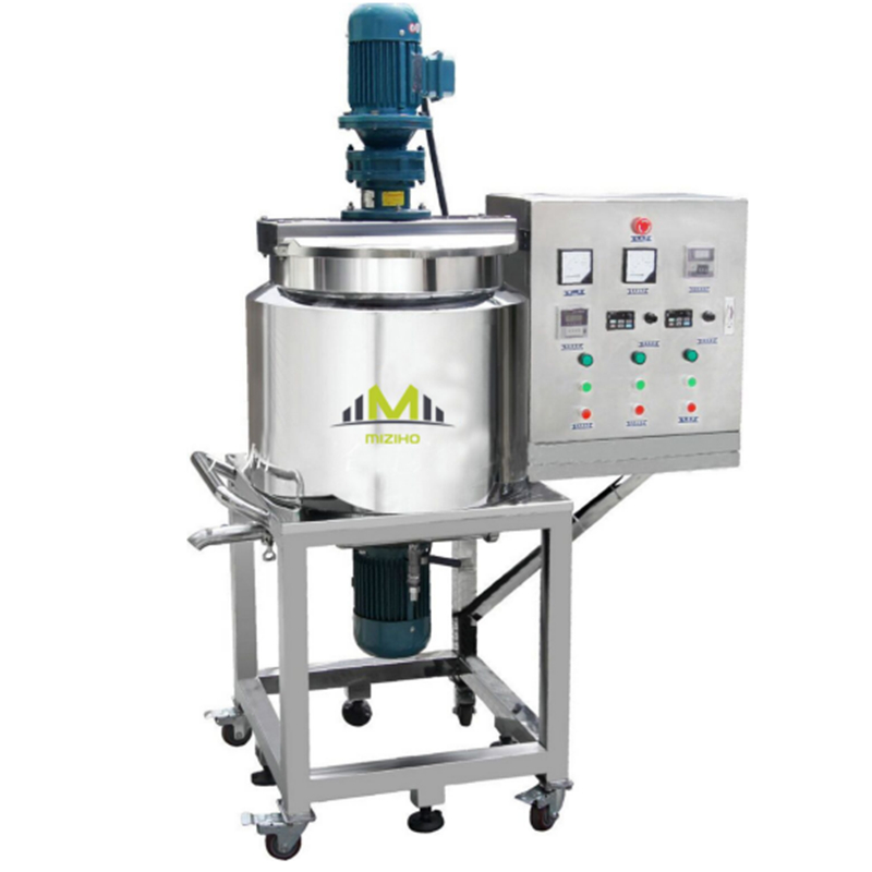 Homogenizing heating mixer machine