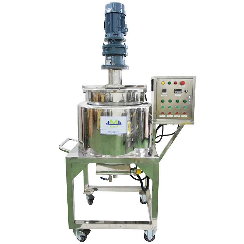 Vacuum emulsifying machine