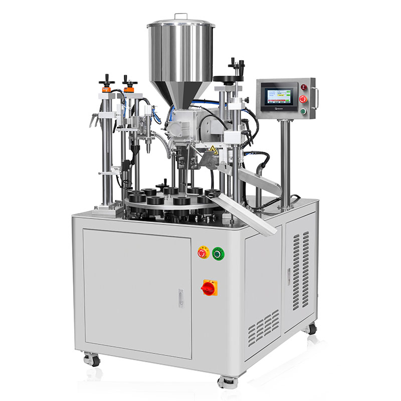 Filling and sealing machine