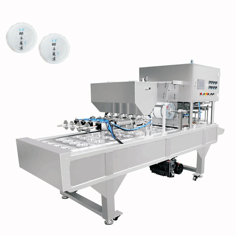 Filling and sealing machine