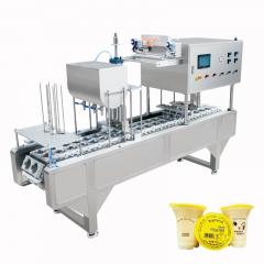 Filling and sealing machine