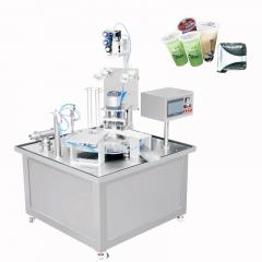 Filling and sealing machine