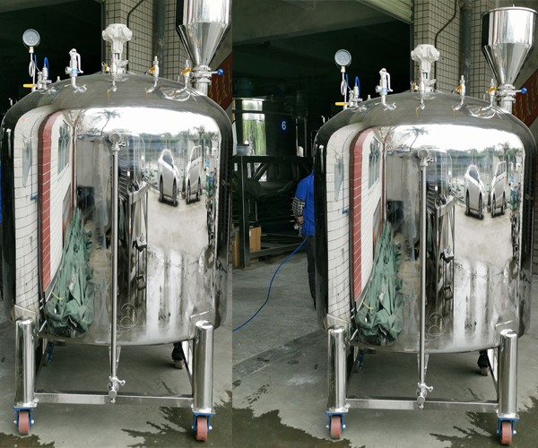 1000L Pneumatic Mixing Tank